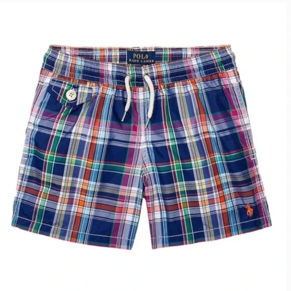 Polo Ralph Lauren Other - NEW Polo Ralph Lauren Plaid Traveler Swim Trunks Size XXL